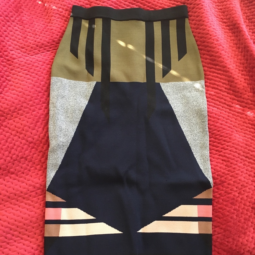 Jonathon Simkhai Tribal Print Skirt in M Medium - Picture 3 of 4